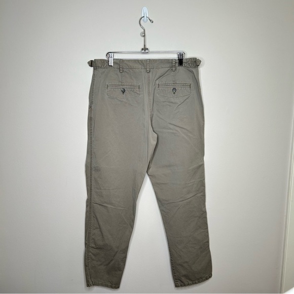 Club Monaco Cotton Stretch Jean Style Relaxed Slim Fit Khakis Tan Size 10 - Picture 7 of 9